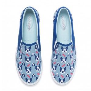 Bucketfeet french bulldog slides